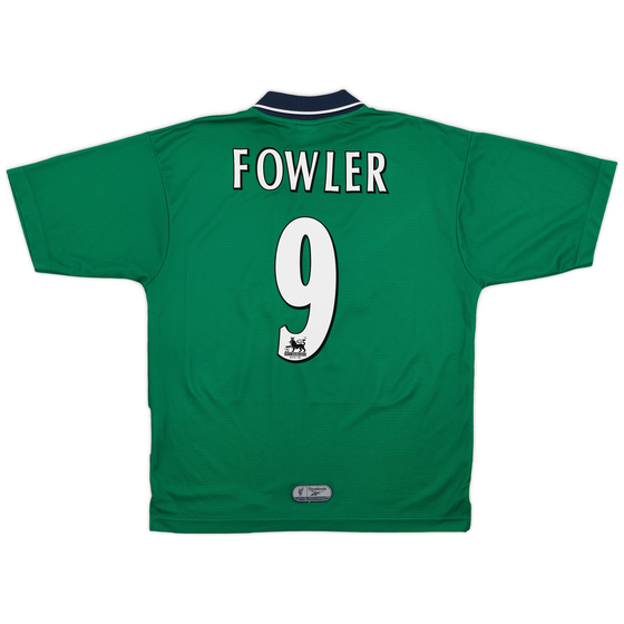 1999-00 Liverpool Away Shirt Fowler #9 - 9/10 - (M)