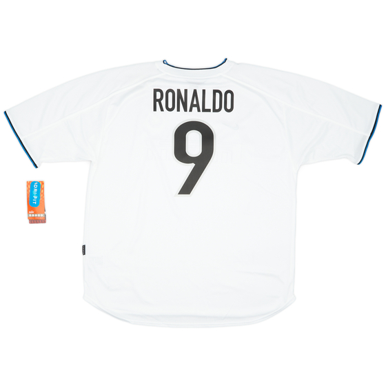 1999-00 Inter Milan Away Shirt Ronaldo #9 (XXL)