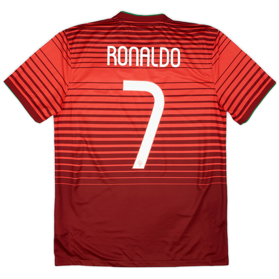 2014-15 Portugal Home Shirt Ronaldo #7 - 9/10 - (M)