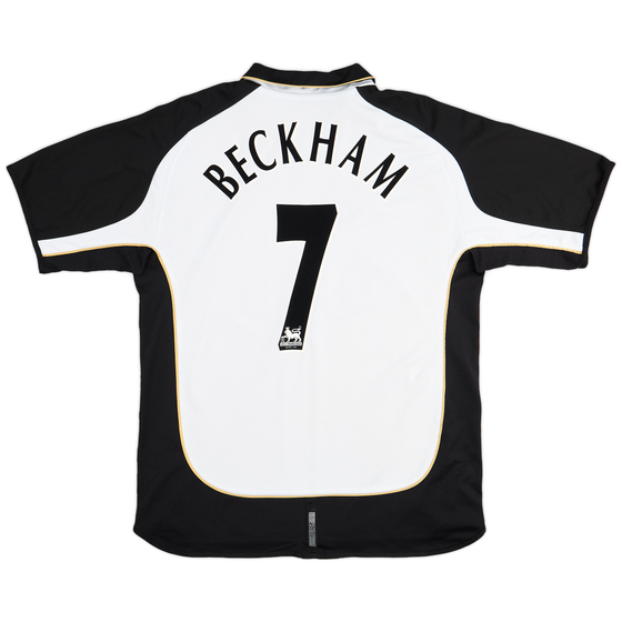 2001-02 Manchester United Centenary Away/Third Shirt Beckham #7 - 6/10 - (XL)