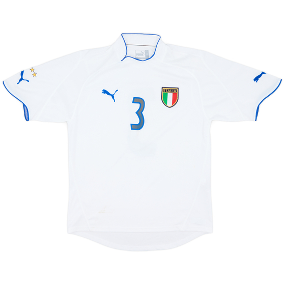 2003-04 Italy Away Shirt #3 - 6/10 - (M)