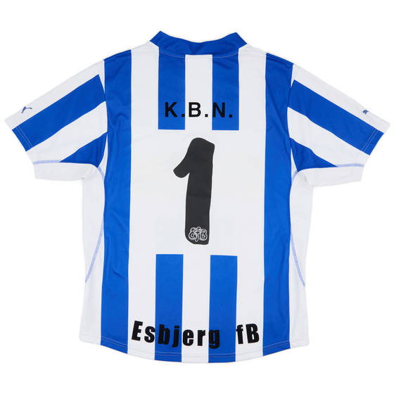 2003-04 Esbjerg Home Shirt K.B.N. #1 - 7/10 - (L)