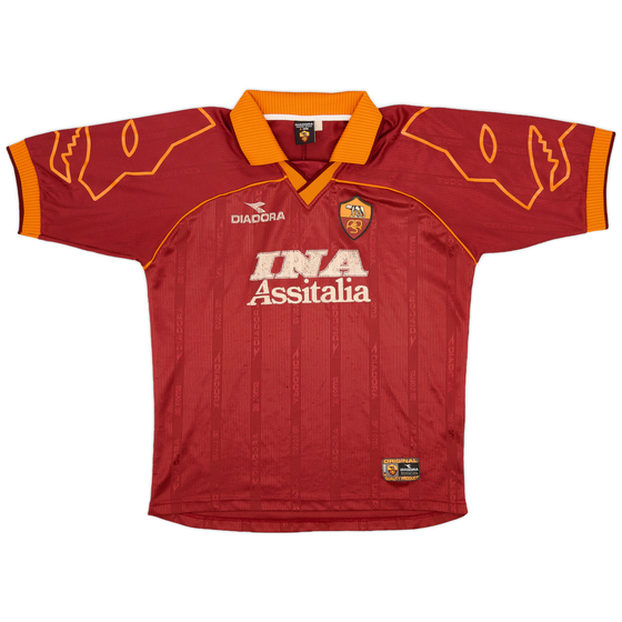 1999-00 Roma Home Shirt - 6/10 - (L)