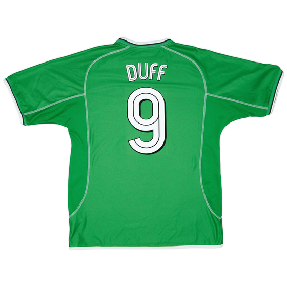 2001-03 Ireland 'World Cup 2002' Home Shirt Duff #9 - 8/10 - (XL)