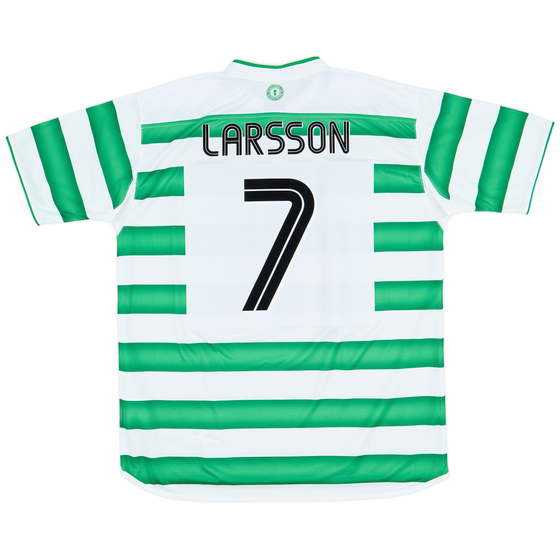 2003-04 Celtic Home Shirt Larsson #7 - 9/10 - (XL)
