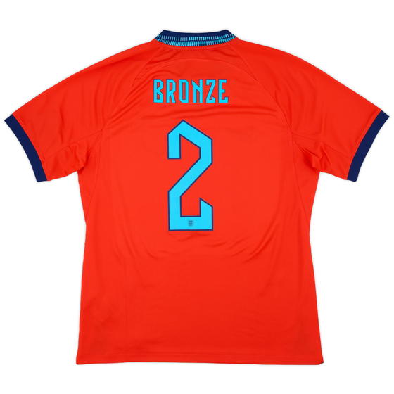 2022-23 England Away Shirt Bronze #2 (L)