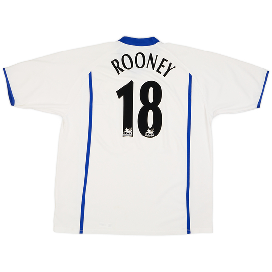2002-03 Everton Away Shirt Rooney #18 - 8/10 - (XL)