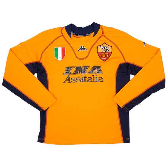 2001-02 Roma Fourth L/S Shirt - 9/10 - (M)