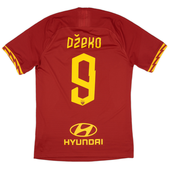 2019-20 Roma Authentic Home Shirt Dzeko #9 - 10/10 - (S)