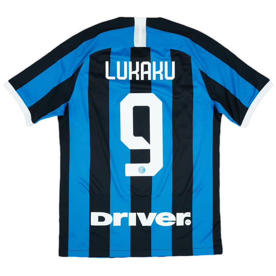 2019-20 Inter Milan Home Shirt Lukaku #9 - 9/10 - (M)