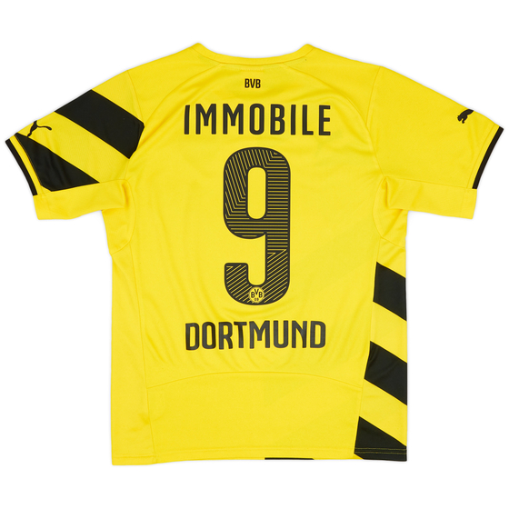 2014-15 Borussia Dortmund Home Shirt Immobile #9 - 8/10 - (S)