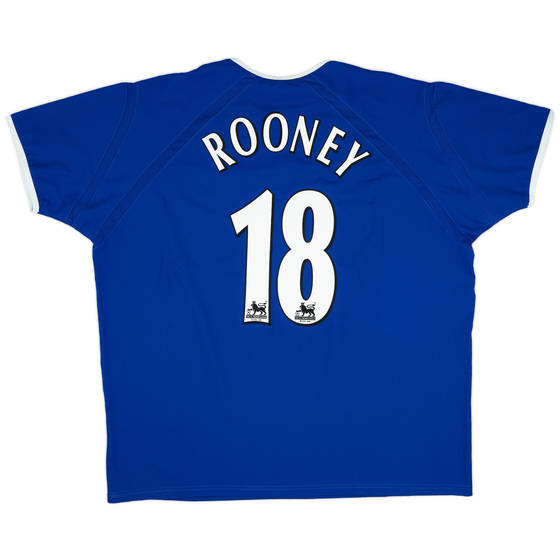 2003-04 Everton Home Shirt Rooney #18 - 10/10 - (XXL)