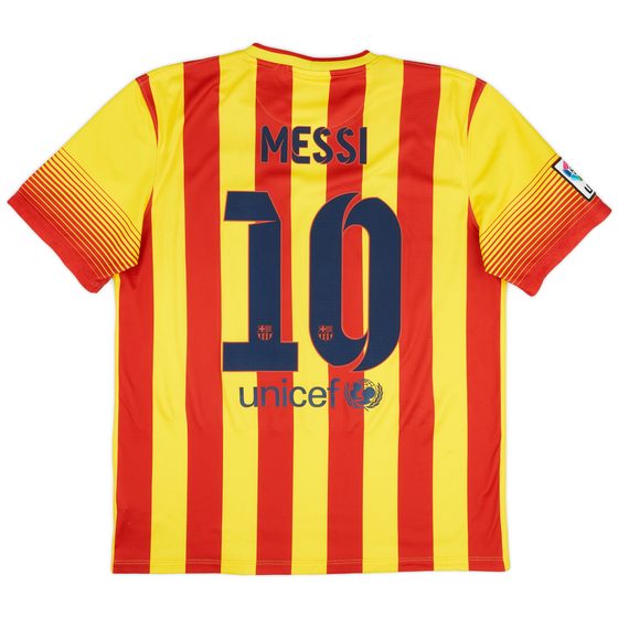 2013-15 Barcelona Away Shirt Messi #10 - 7/10 - (L)