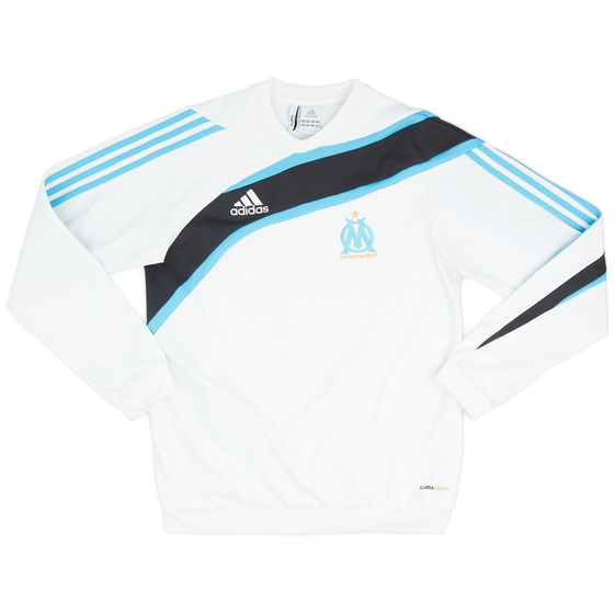 2009-10 Olympique Marseille adidas Sweat Top - 7/10 - (S)