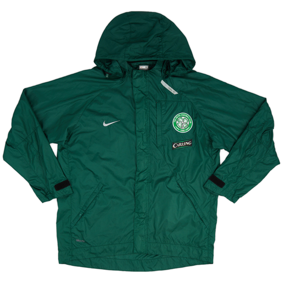 2007-08 Celtic Nike Hooded Rain Jacket - 9/10 - (M)
