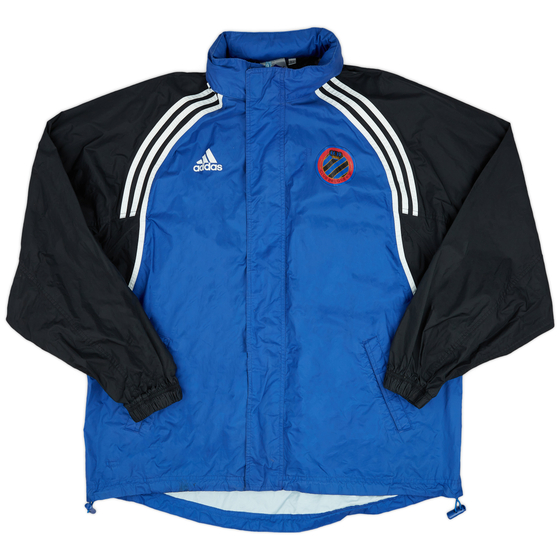 2001-02 Club Brugge adidas Rain Jacket - 8/10 - (XL)