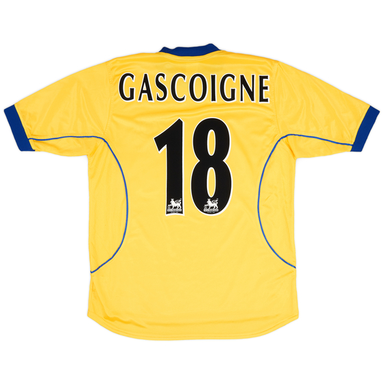 2000-01 Everton Away Shirt Gascoigne #18 - 8/10 - (M)