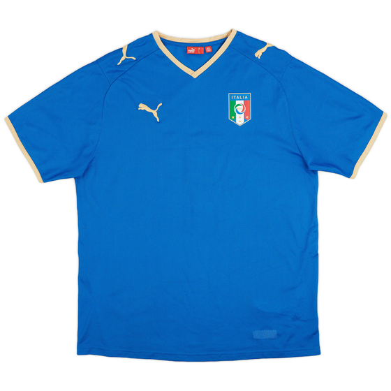 2007-08 Italy Basic Home Shirt - 9/10 - (L)