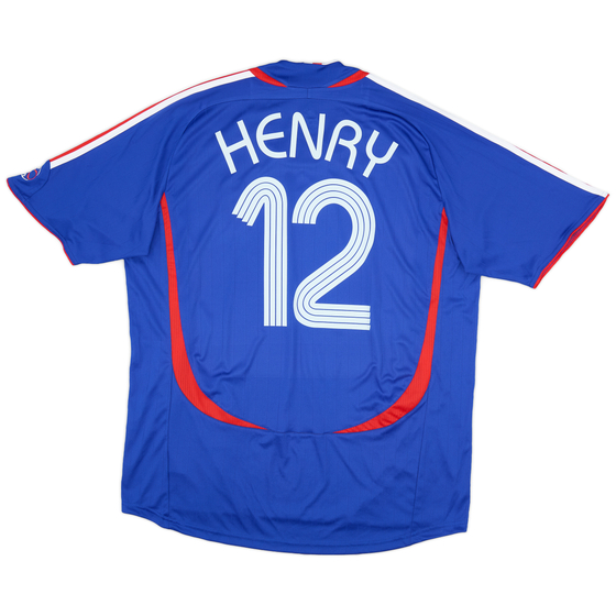 2006-07 France Home Shirt Henry #12 - 9/10 - (XL)