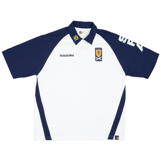 2005-06 Scotland Diadora Polo Shirt - 7/10 - (XXL)