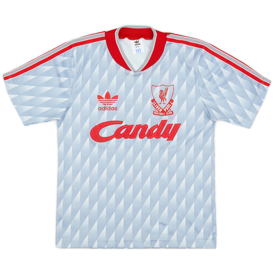 1989-91 Liverpool Away Shirt - 9/10 - (M.Boys)