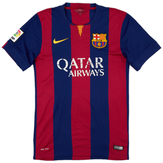2014-15 Barcelona Home Shirt - 4/10 - (S)