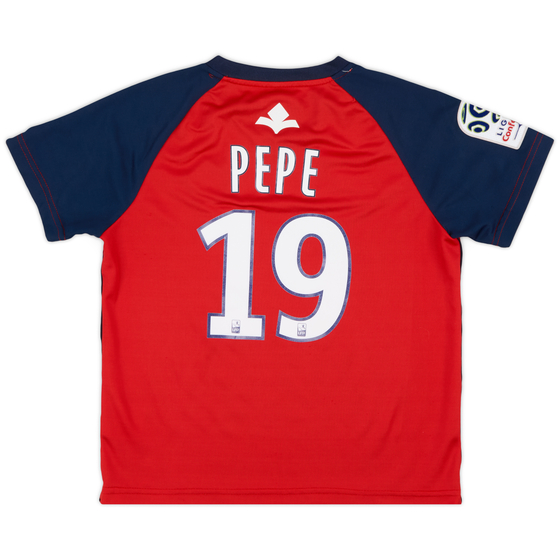 2018-19 Lille Home Shirt Pepe #19 - 9/10 - (XS.Boys)