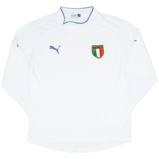 2003-04 Italy Away L/S Shirt - 5/10 - (S)