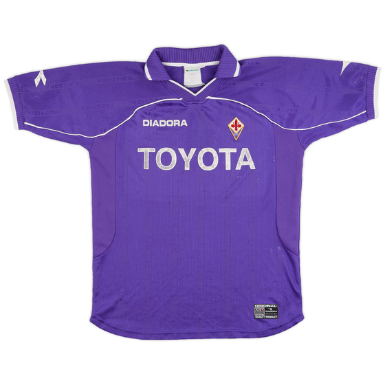 2000-01 Fiorentina Home Shirt - 5/10 - (XL)