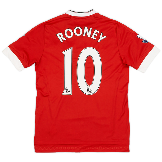 2015-16 Manchester United Home Shirt Rooney #10 - 7/10 - (M)