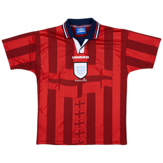 1997-99 England Away Shirt - 8/10 - (XL.Boys)
