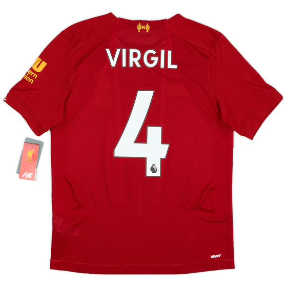 2019-20 Liverpool Home Shirt Virgil #4 (S)
