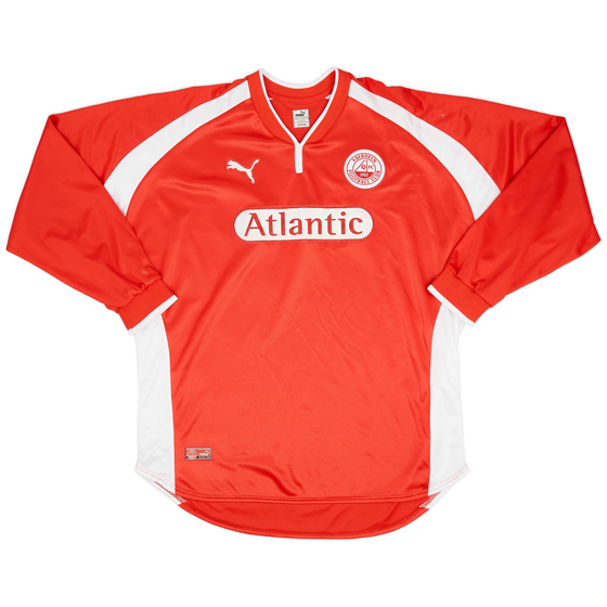 2000-01 Aberdeen Home L/S Shirt - 8/10 - (XL)