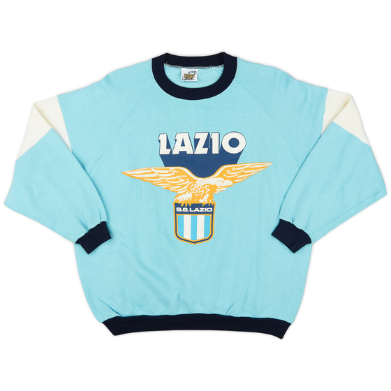 1990-91 Lazio Le Felpe Dei Grandi Club Sweat Top - 7/10 - (XL)
