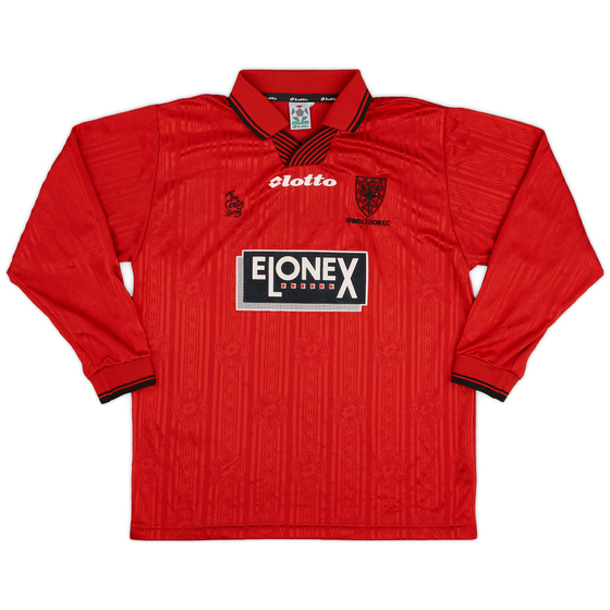 1997-99 Wimbledon Away L/S Shirt - 9/10 - (M)