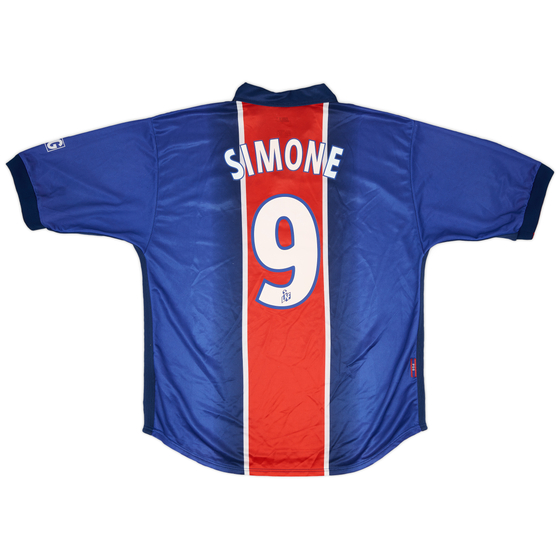 1998-99 Paris Saint-Germain Home Shirt Simone #9 - 9/10 - (XL)
