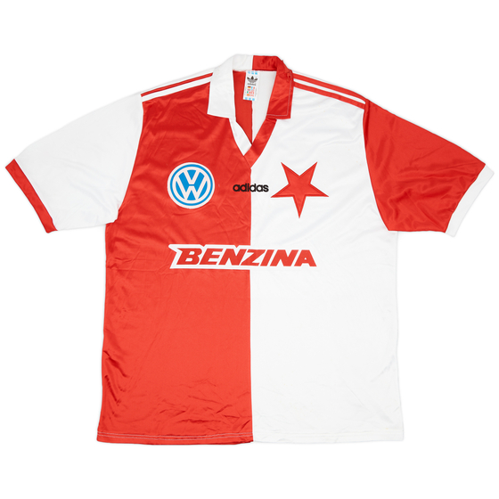 1995-96 Slavia Prague Home Shirt - 7/10 - (XXL)