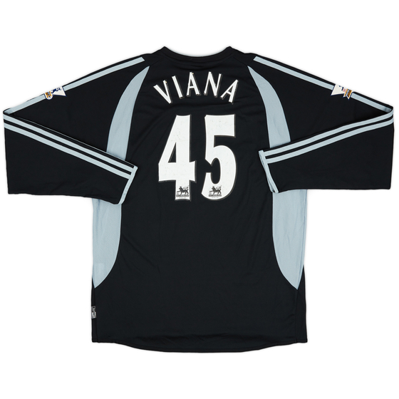 2003-04 Newcastle Away L/S Shirt Viana #45 - 6/10 - (L)