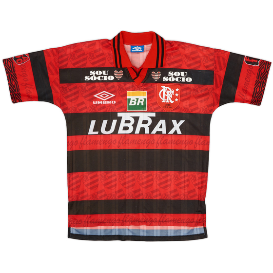 1995-96 Flamengo Centenary Home Shirt #10 - 8/10 - (M)