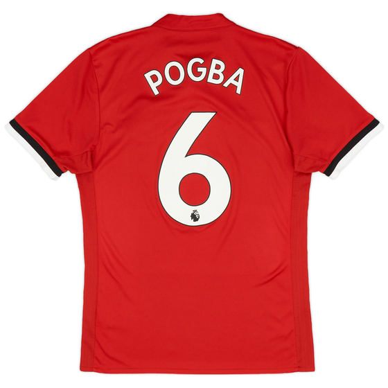 2017-18 Manchester United Home Shirt Pogba #6 - 6/10 - (S)