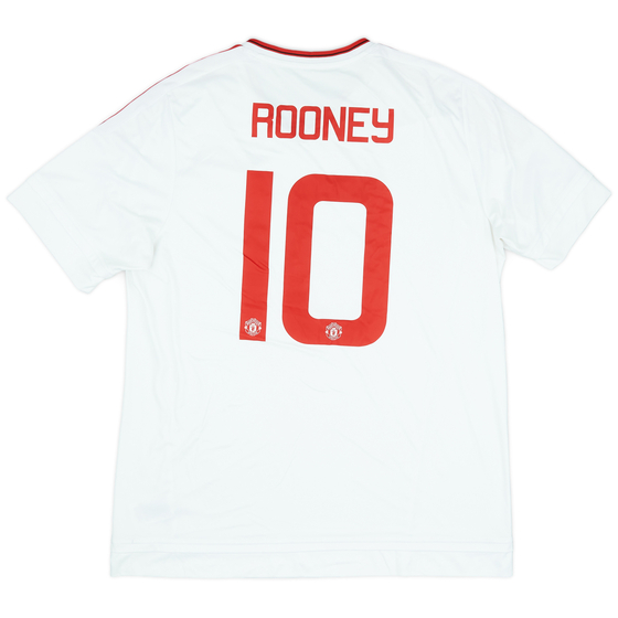 2015-16 Manchester United Away Shirt Rooney #10 - 9/10 - (XL)
