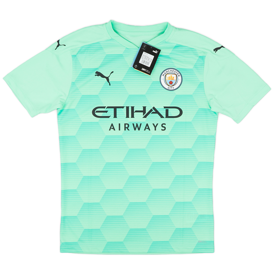 2020-21 Manchester City Player Issue GK S/S Shirt (M)