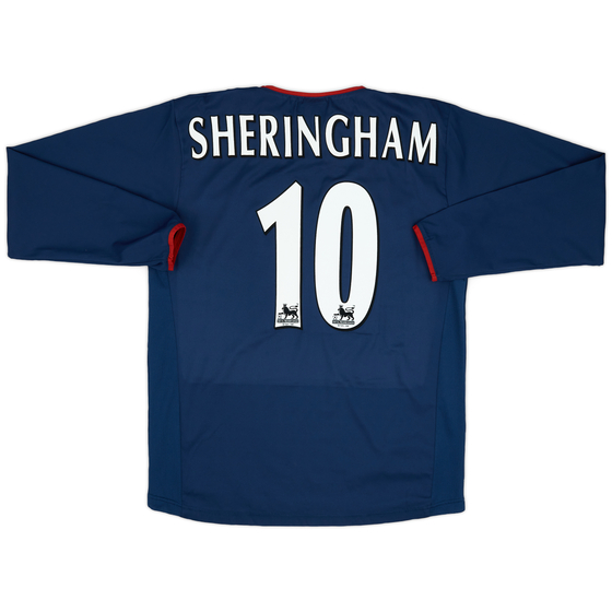 2003-04 Portsmouth Away L/S Shirt Sheringham #10 - 8/10 - (M)