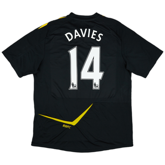 2011-12 Bolton Away Shirt Davies #14 - 8/10 - (XL)