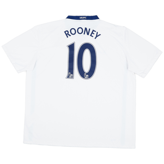 2008-10 Manchester United Away Shirt Rooney #10 - 8/10 - (XXL)