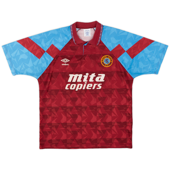 1990-92 Aston Villa Home Shirt - 9/10 - (L)