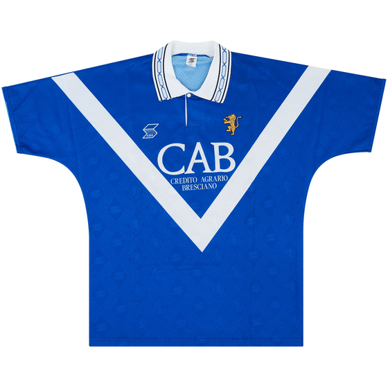 1994-95 Brescia Match Worn Home Shirt #9 (Neri) v Roma