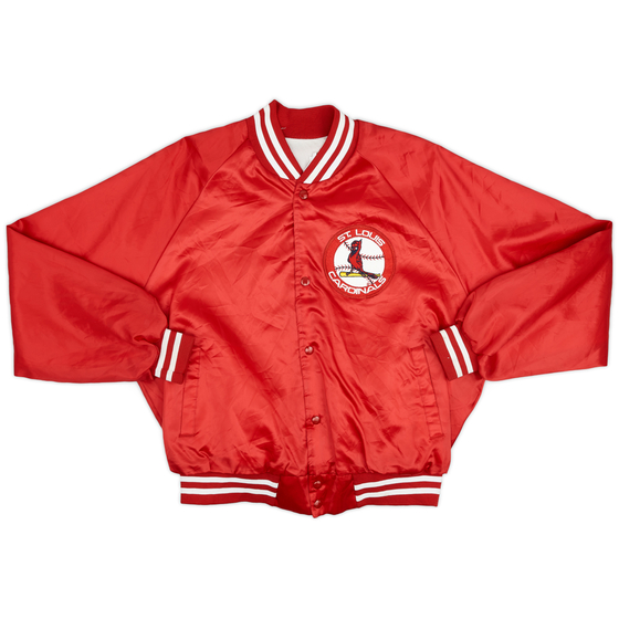 1990's St. Louis Cardinals Chalk Line Satin Varsity Jacket (Very Good) XL