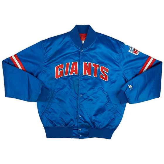 1980's New York Giants Starter Satin Varsity Jacket (Very Good) L