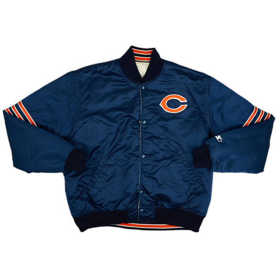 1980's Chicago Bears Starter Reversible Satin Varsity Jacket (Excellent) XL
